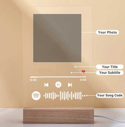 Custom Spotify Photo Frame - Mother's Day Gift