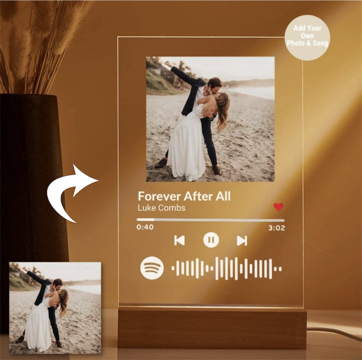 Custom Spotify Photo Frame - Mother's Day Gift